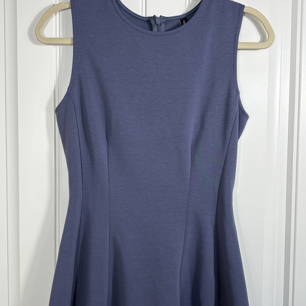PrettyGarden Periwinkle Sleeveless Fit & Flare Knit Dress Women's Small - Picture 2 of 9